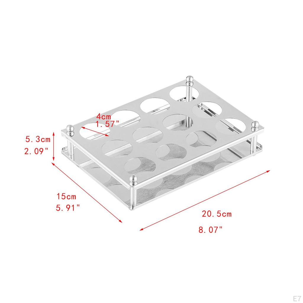 Porte-verres Présentoir Résistant à la Rouille Multi-trous Organisateur de Tasses 6/12 Trous pour Table de Cuisine