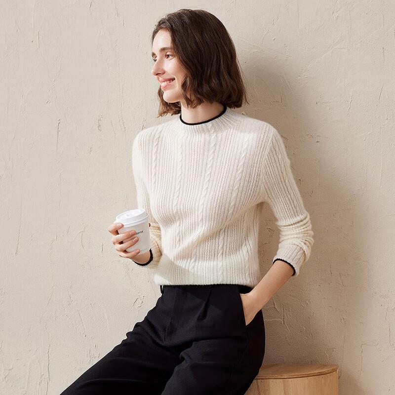 Women's High-End Cashmere Stand-Up Collar Sweater