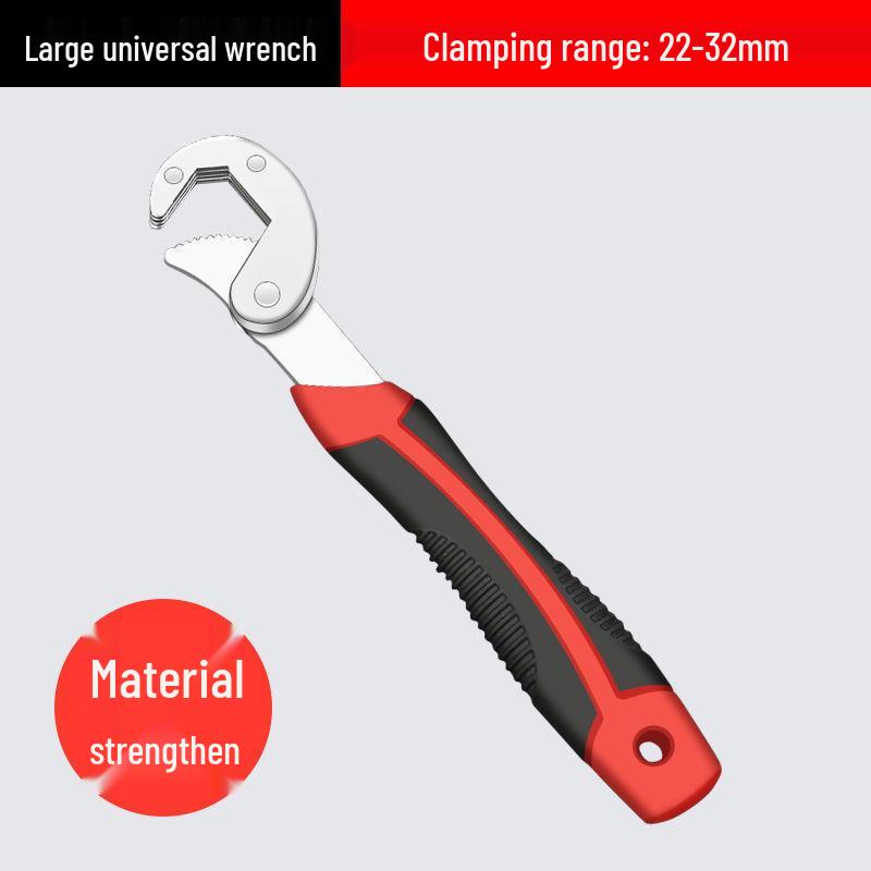 Cheie reglabilă universală multifuncțională pentru lucrări rapide la conducte