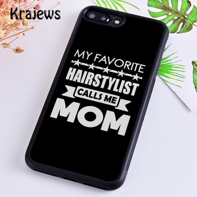 Krajews I Love Hairstylist Soft Phone Case Cover For iPhone 17 Air 16 15 14 plus 11 12 13 pro max Plus coque Fundas