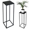 Nowoczesny Kwietnik Loft Czarny Simple 12 033/K-12-1P-70C