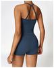 Women's European & American Style Quick-Dry Yoga Set: Tight Vest and Shorts for Outdoor Running and Fitness