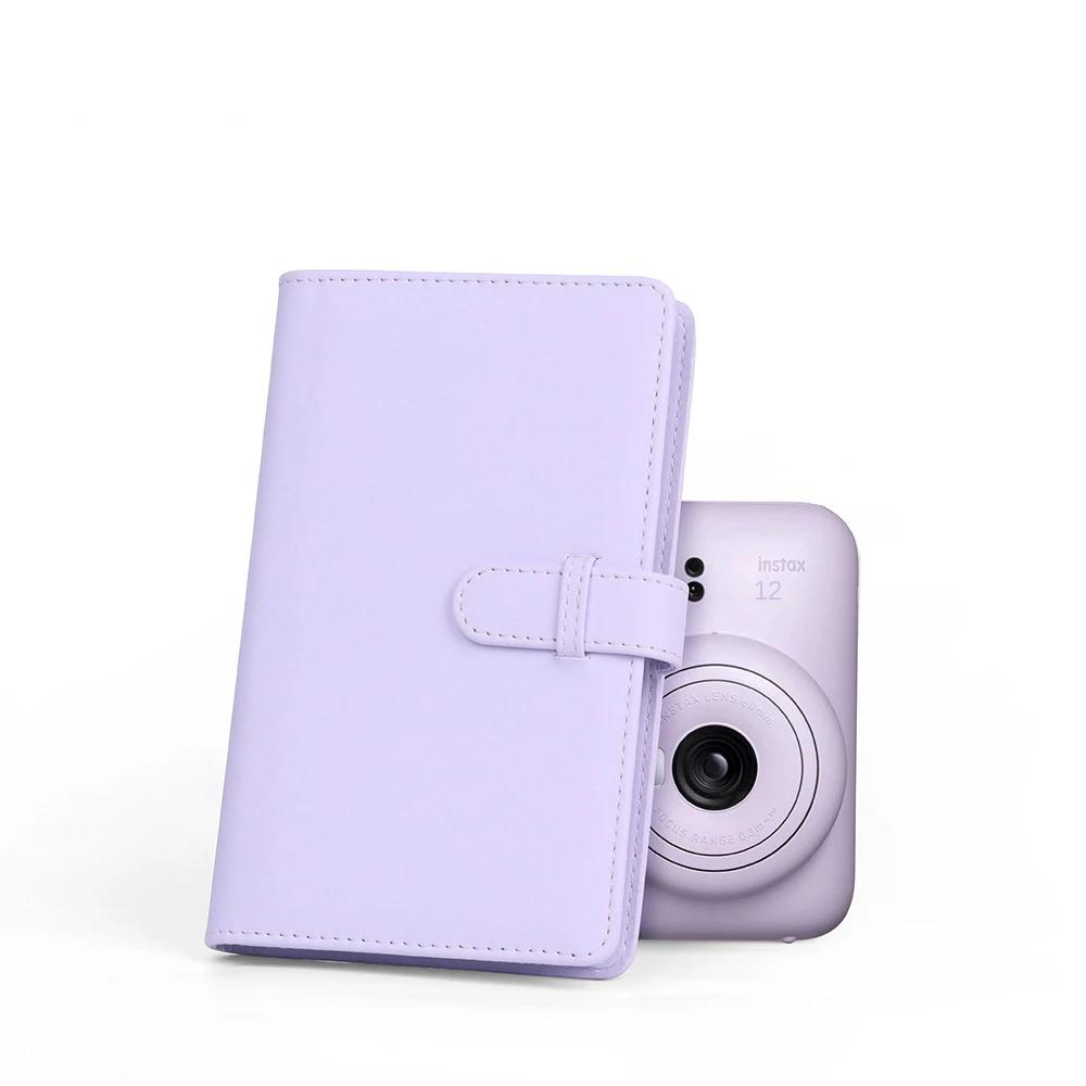 Photo Album Film Camera 108 Pockets 3 Inch Photo Paper PU Leather Storage Case Stamp Collection Book for Fujifilm Instax Mini 12