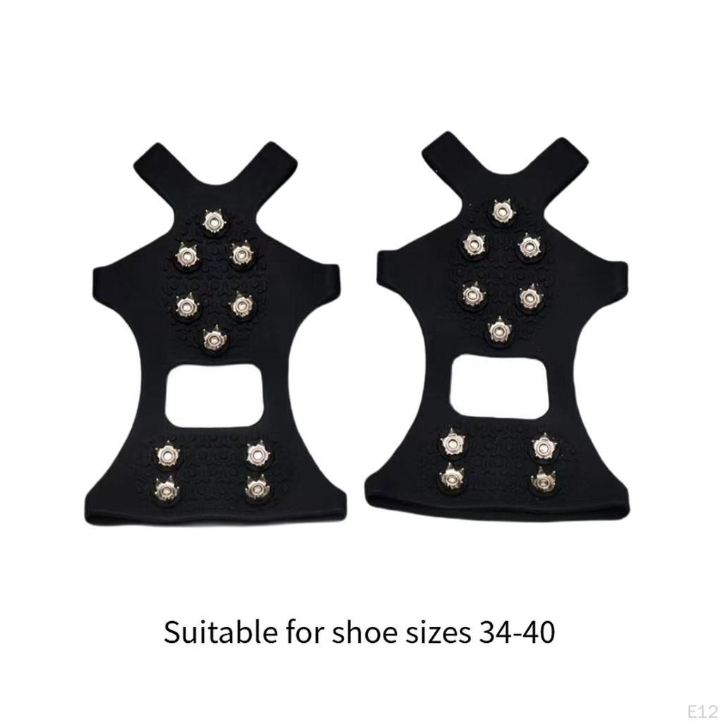 1 Paar Schuhsteigeisen Eiskrallen Gripper Überzüge Anti-Rutsch Griffe Schnee Traktion