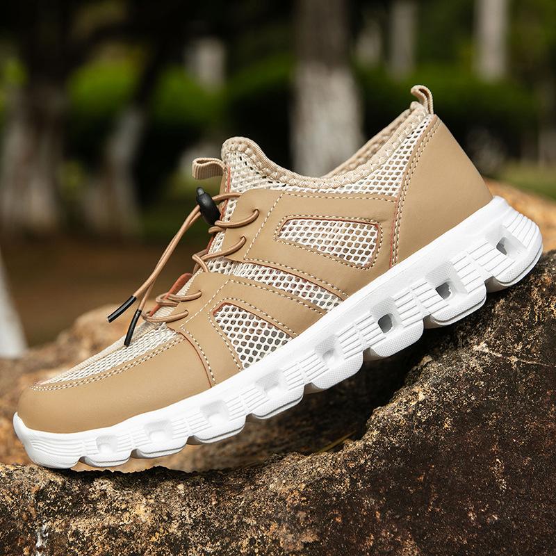 Summer outdoor creek walking shoes men's shoes mesh comfortable breathable water and land rafting shoes non-slip wading walking durable
