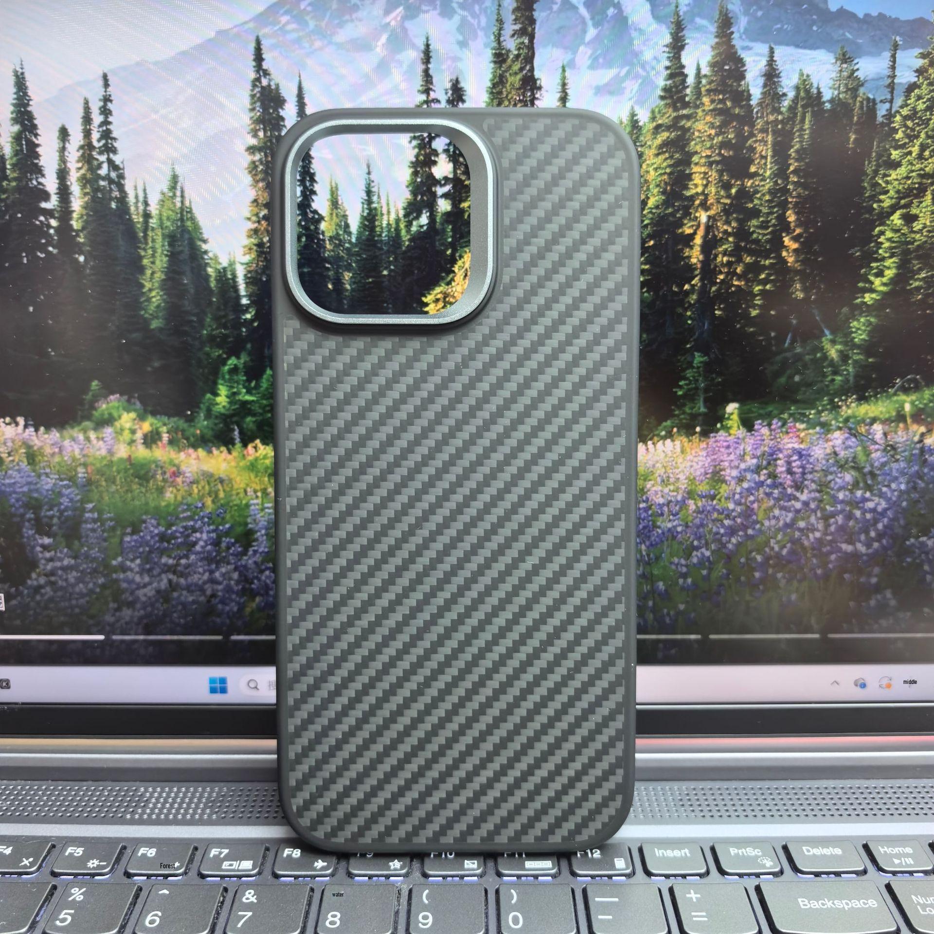 Kevlar Aramid Fiber Phone Case for iPhone 17/16/15 Pro Max