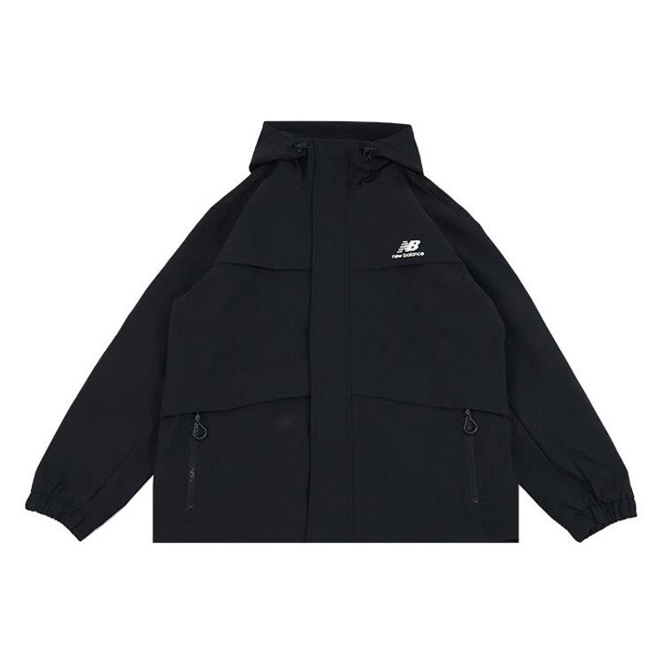 New Balance Logo Urban Remix Woven Jacket Asia Sizing  Black  Men s AMJ33359-BK S