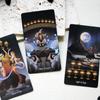 10,3 x 6 cm große Tarotkarten mit Sternen, die die Nacht erhellen. REGULAR, lebendiges Cartoon-Deck im asiatischen Stil, zarte Strichzeichnungen, 78 Stück, einzigartige Indie-Tarotkarten für Anfänger