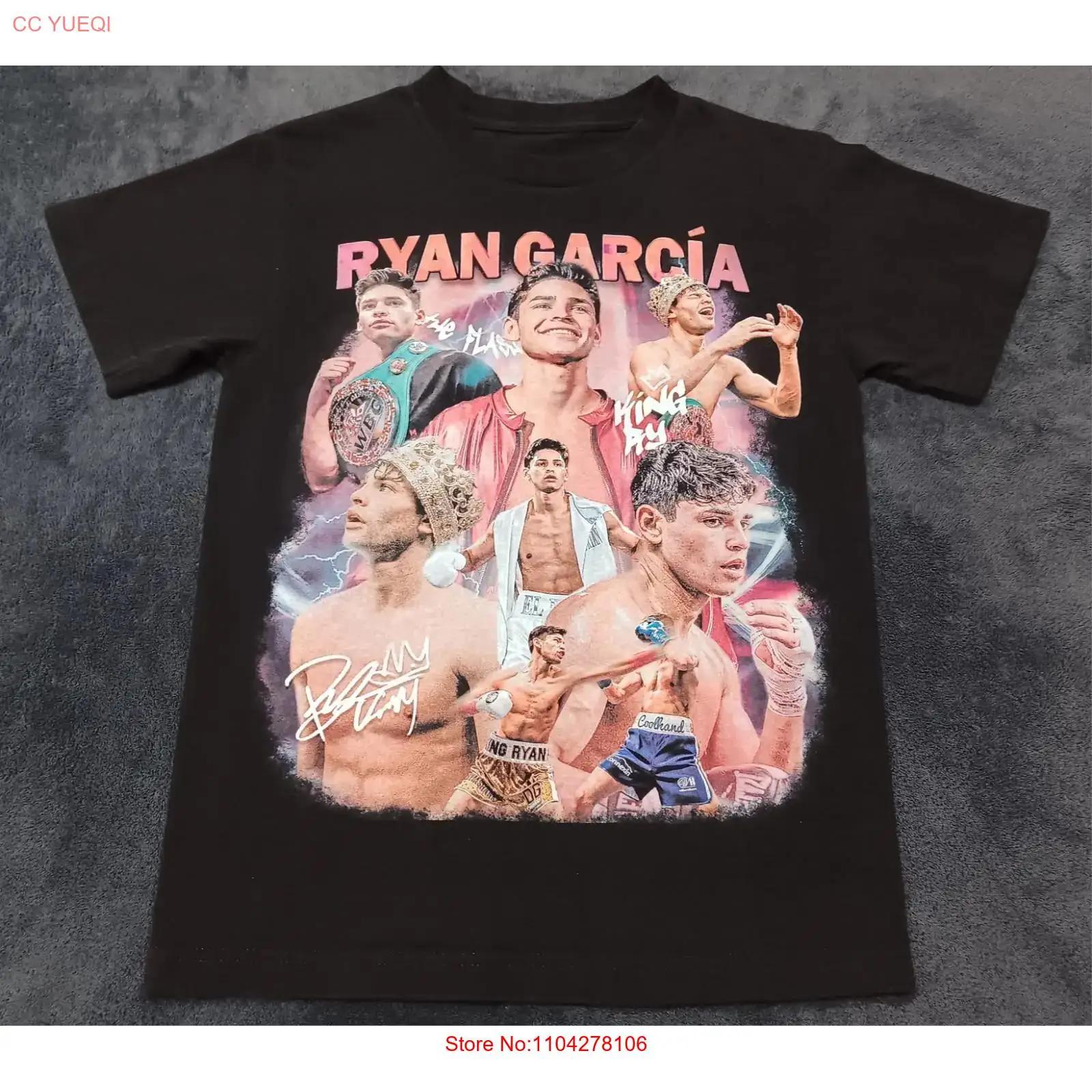 King Ryan Garcia Adult Small T shirt Mexican Boxer Black vintage Washed Stylish Top For Everyday Wear Breathable fashion S разноцветный