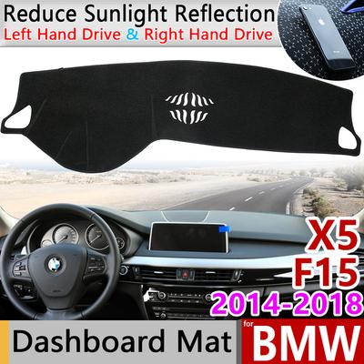 For BMW X5 F15 2014 2015 2016 2017 2018 Anti-Slip Mat Dashboard Cover Pad Shade Dashmat Protect Carpet Accessories X5M Cape Rug