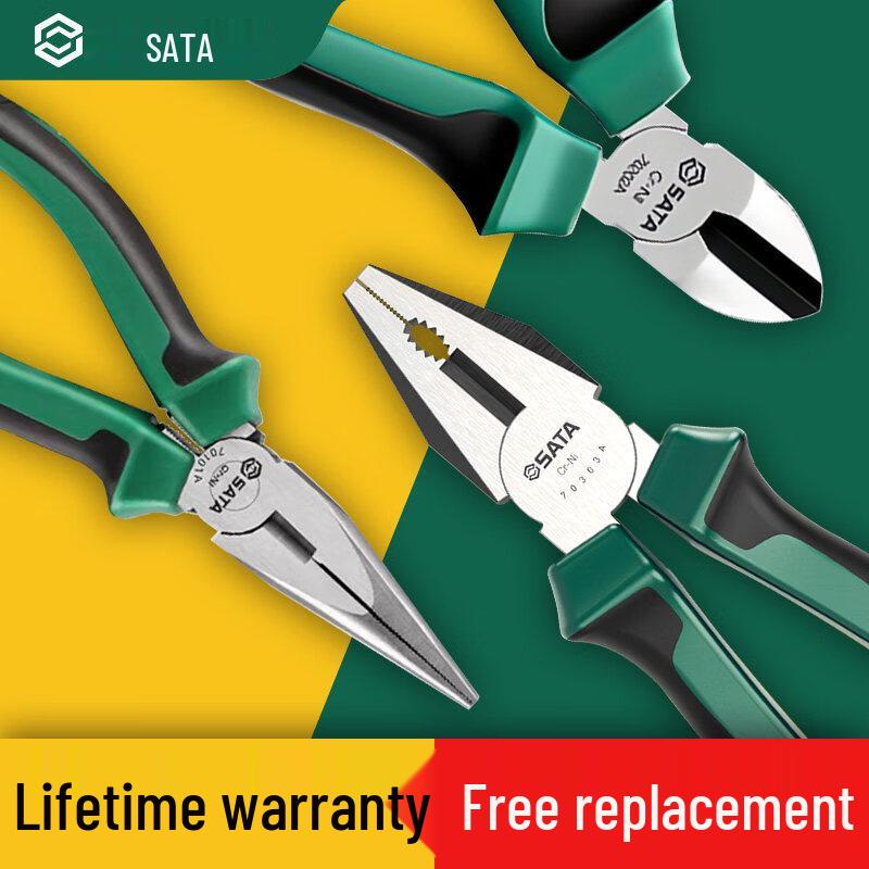 Sata Carbon Steel Needle Nose Pliers