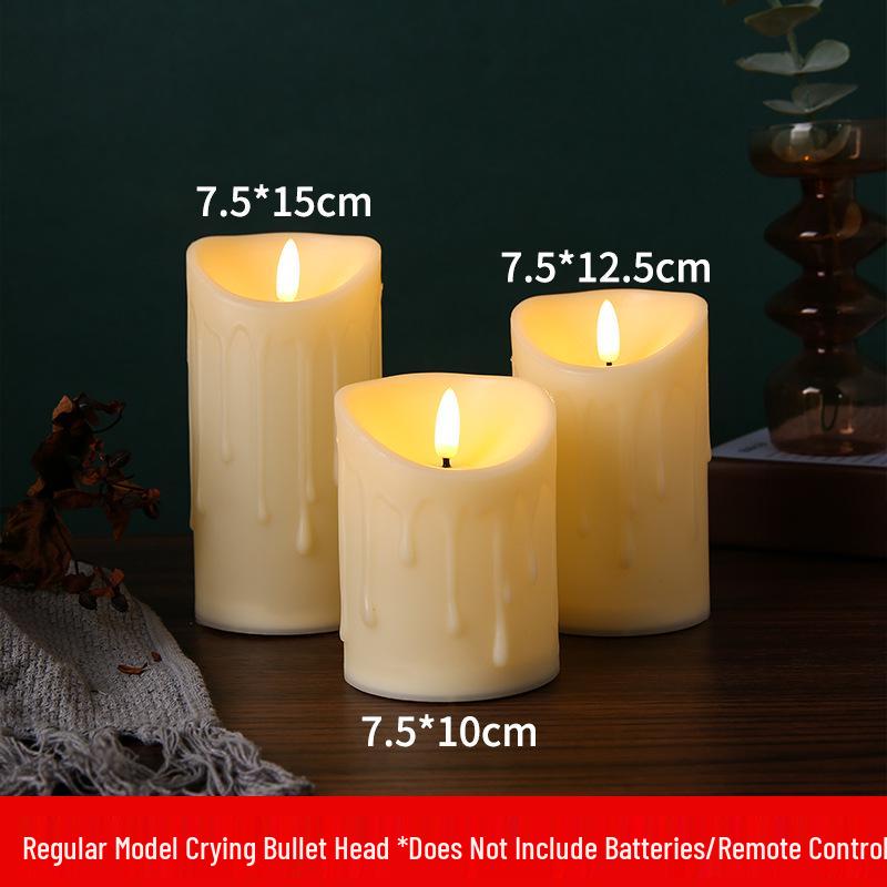 LED Simulated Candle Lamp for Qixi Festival & Valentine's Day Decor