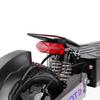 OOTD T90 noir gris double moteur puissance 60V31.2AH batterie pneu tout-terrain 13 pouces frein hydraulique avec bande lumineuse acrylique trottinette électrique ville tout-terrain