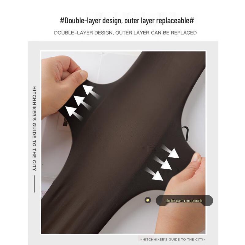 Langsha Women's Bare-Leg Effect Fleece-Lined Tights