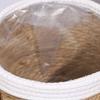 Floor Flower Stand, Heavy Pots Stable Rattan Basket, Smooth Surface Flower Stand for Indoor Outdoor Balcony