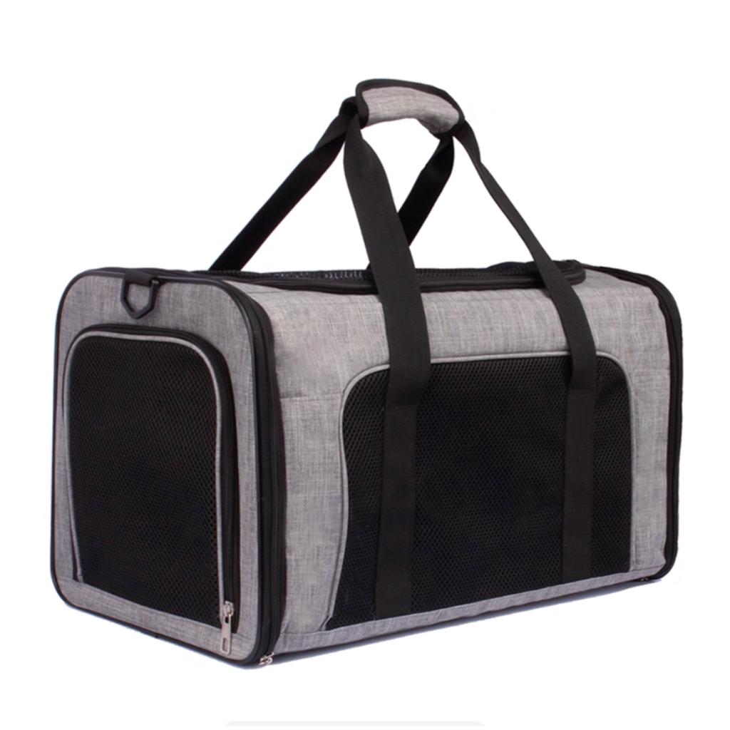 Car canvas folding pet bag, portable for outdoor use, portable pet carrying bag
