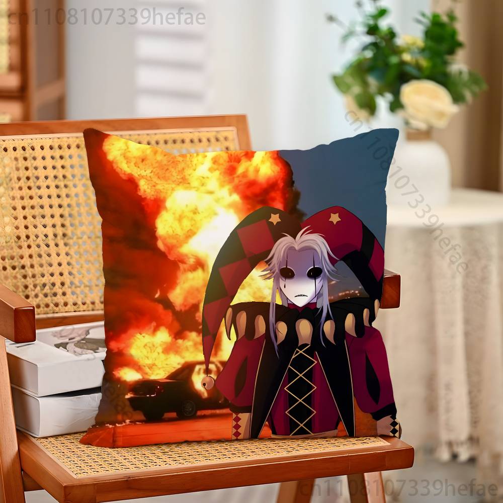 The Freak Circus Game Pillow Case Plush Pillow Cases Home Decoration Pillow Cover for Sofa Bed Chair Living Room