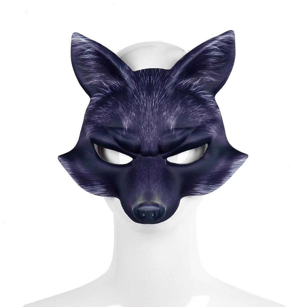 Maschera da Volpe Eva Accessorio Costume Per Festa di Halloween ed Eventi Cosplay