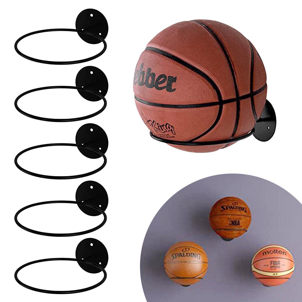 1Pc Basketball Volleyball Soccer Display Holders Home Ball Rack On The Wall Ball Rack Put The Ball Rack Football Display Racks