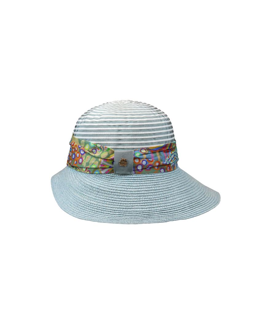 Kaliseumontapone Manon Heritage Raffia Cloche Hat