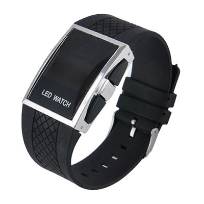 Akıllı Unisex Kare Kasa LED Dijital Ekran Spor Bilek İzle Hediye