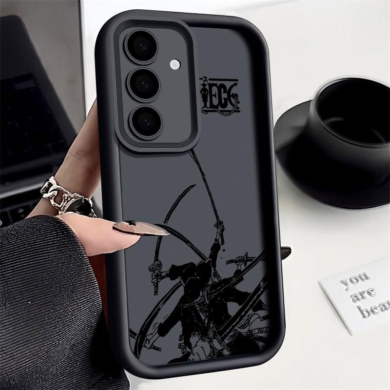 Roronoa Zoro Manga Phone Case For Samsung S26 S25 S24 S23 S21 S20 Ultra One Pieces For Galaxy S25 S24 FE S26 Plus Silicone Cover