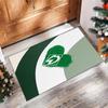 Tappeto in Velluto di Cristallo con Stampa Calcio Werder Bremen, Comodo Assorbente d'Acqua Antiscivolo Tappeto per Pavimenti Interni