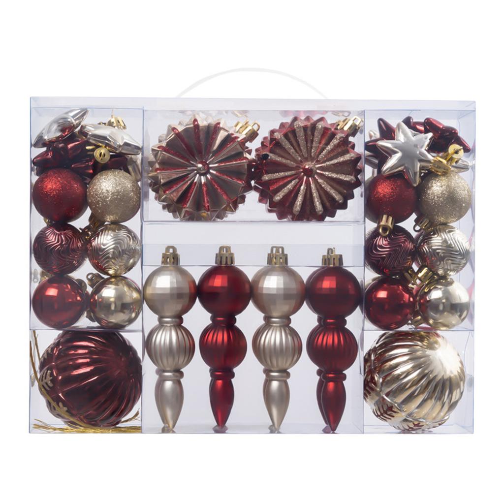 Christmas Decorations Pendants 52PCS Christmas Pendants Christmas Balls