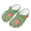 Allover Printed EVA Clogs Men Women Easy Clean Lightweight Slip On Casual Shoes Soft Sole Summer Sandals Casual Daily Wear