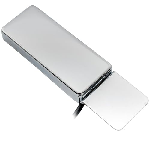 Artec MHFA95 Alnico 5 Mini Humbucker Pickup, Side-Mount Style Neck Pickup for Johnny Smith Style Jazz Guitars, Chrome