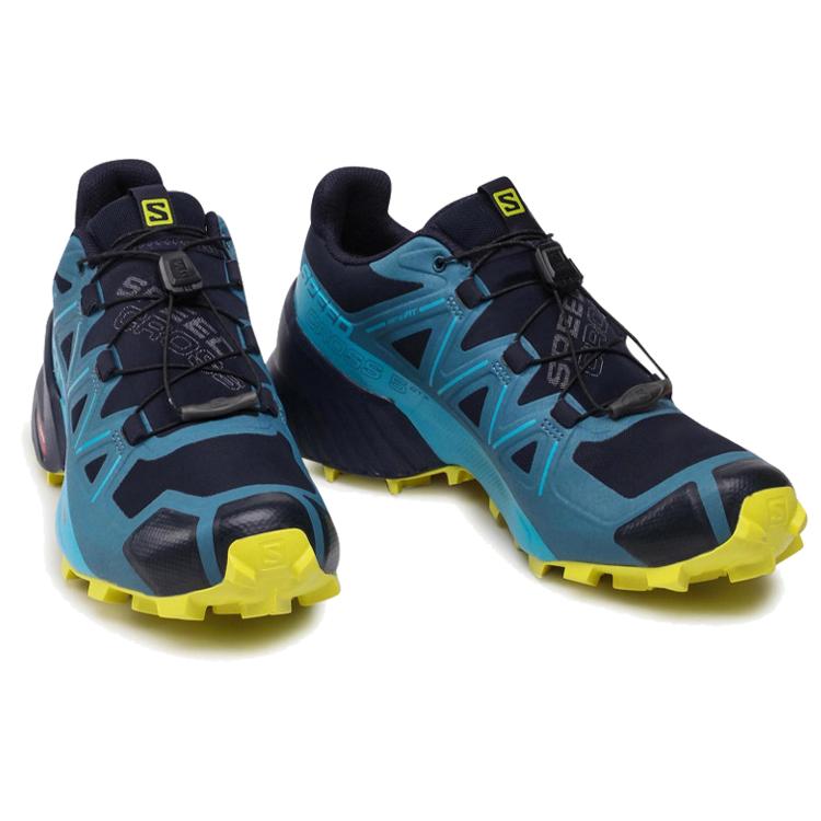 SALOMON Speedcross 5 Outdoor Sports Textile, Artificial Leather Cushioning Slip Resistant Abrasion Resistant Low top 414615