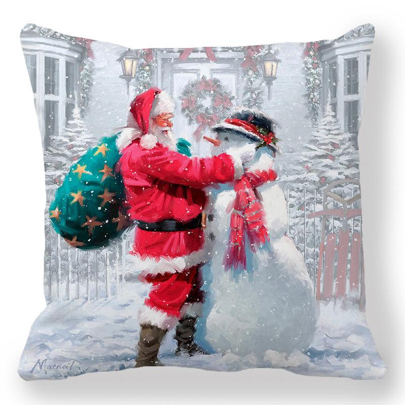 New Christmas Pillow Case 30*50cm,40*40cm,45x45cm, Cushion Cover Home Christmas Decoration Pillow Case
