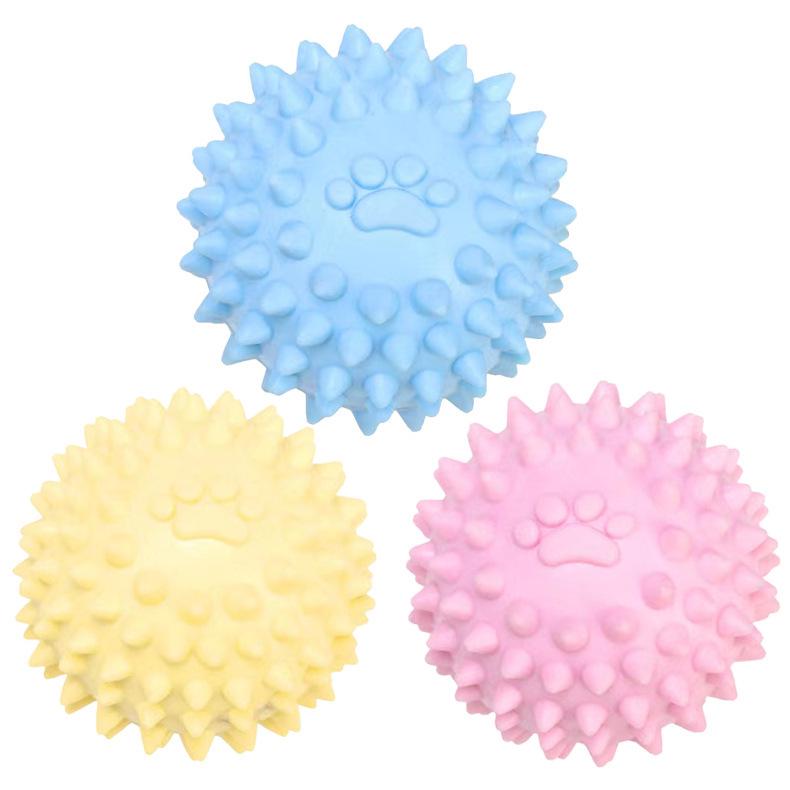 Unbreakable Dog & Cat Teething Toy Ball - Bite Resistant Play for Pets