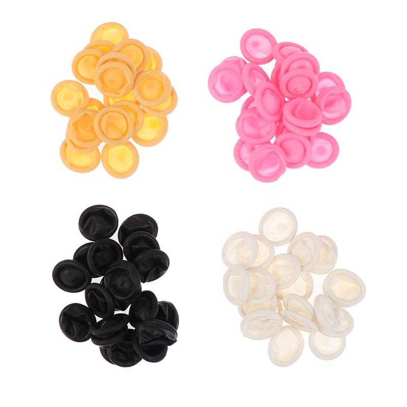 100Pcs Disposable Fingertips Protector Gloves Natural Rubber Non-Slips Anti-Static Latex Finger Cots Fingertips Durable Tool