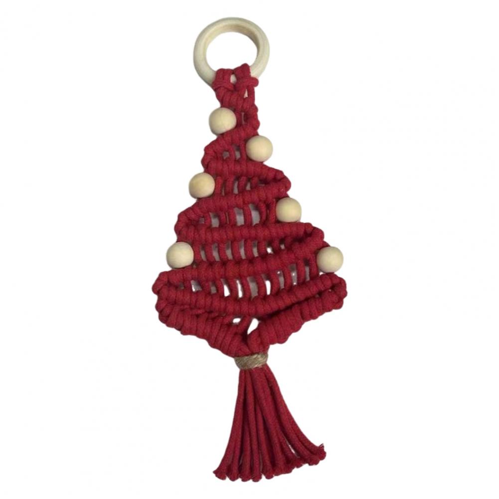 High-quality Pendant Holiday Decorations Hand-woven Cotton Rope Christmas Tree Ornaments for Holiday Home Decor Festive for Home