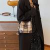 Chic Stylish Bucket Bag For Women With Vintage Appeal In Black And Brown Colors