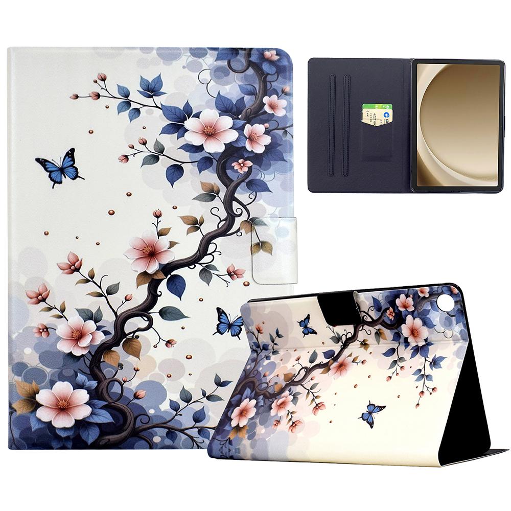 For Samsung Galaxy Tab A9+ Stand Case Pattern Printing Tablet Leather Cover with Auto Wake/Sleep