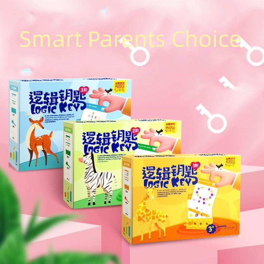 Montessori Logic Key Thinking Training Matching Game Key Thinking Puzzle Toy  Christmas Gifts