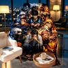 Jujutsu Kaisen Print Blanket - Soft & Comfortable, for Bedroom, Travel, Sofa, Home Decoration - Birthday Christmas Gift for Friend