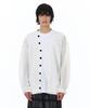 Yunse [Unisex] Scallop Hatch Cardigan (White)