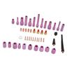 46Pcs TIG Gas Lens Kit Collet Body Assorted Size for WP92025 TIG Welding Torch Accessories