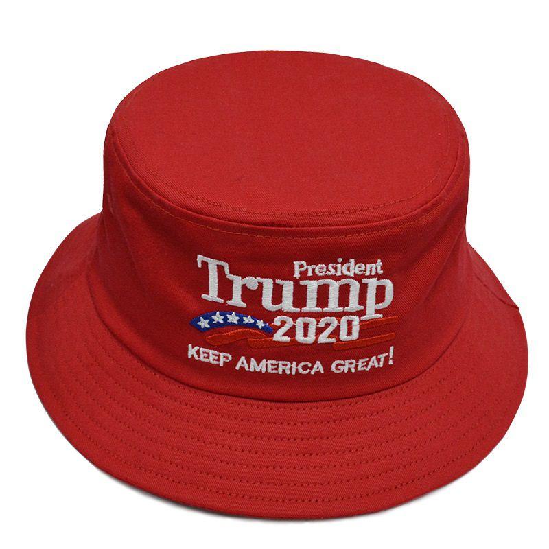 Donald President Trump 2020 Keep America Great Cap Embroidered Bucket Hat Unisex