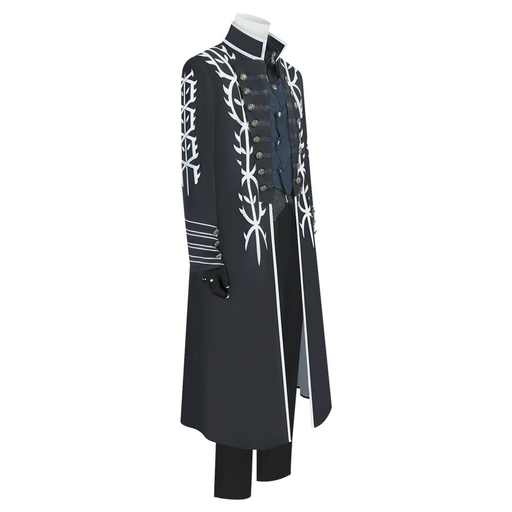 Cosplay Vergil Jeu Nelo Angelo Costume Carnaval Halloween Comic Animation Fête Vêtements Perruque