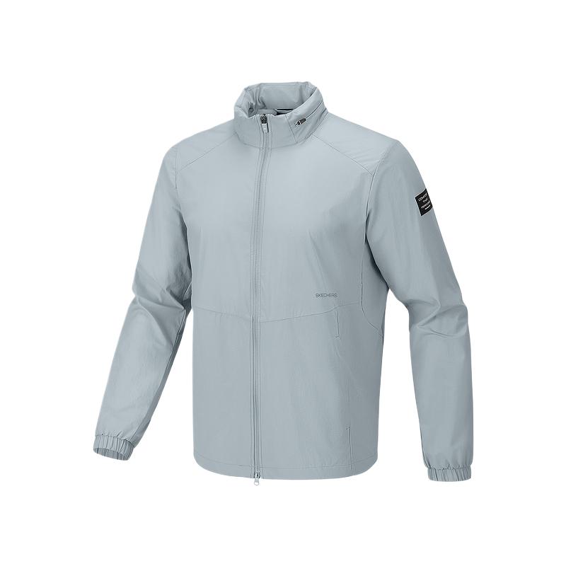 Skechers Comfortable Skin-Friendly Soft Jacket Men jackets P226M086-001C S