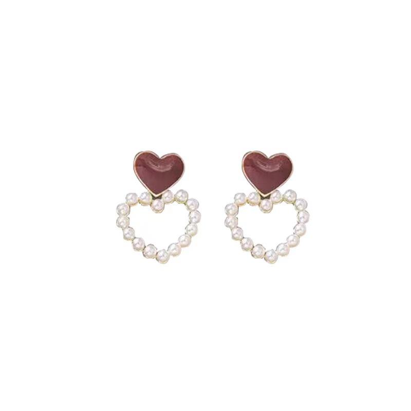 Trendy 2025 Hong Kong-Style Retro French Pearl Earrings for Women