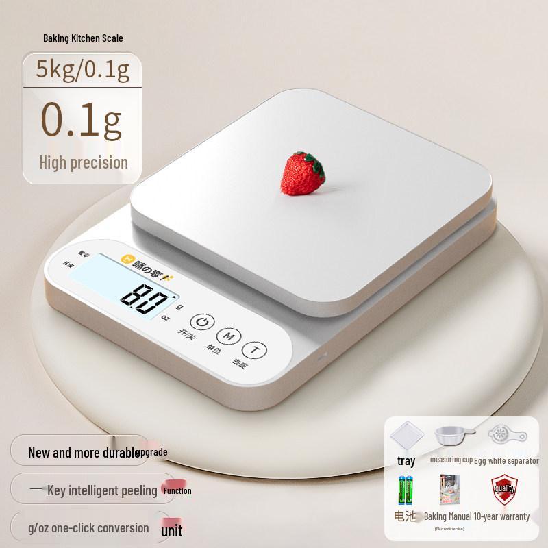 Digitale Küchenwaage mit hoher Präzision für Backen und Kräutermessungen