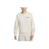 New Nike Club Sweatshirt Men's Ecru IB8234-901