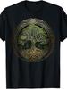 Camiseta Vikinga Yggdrasil - Árbol de la Vida Nórdico, Nudos Celtas, Mito Nórdico Retro