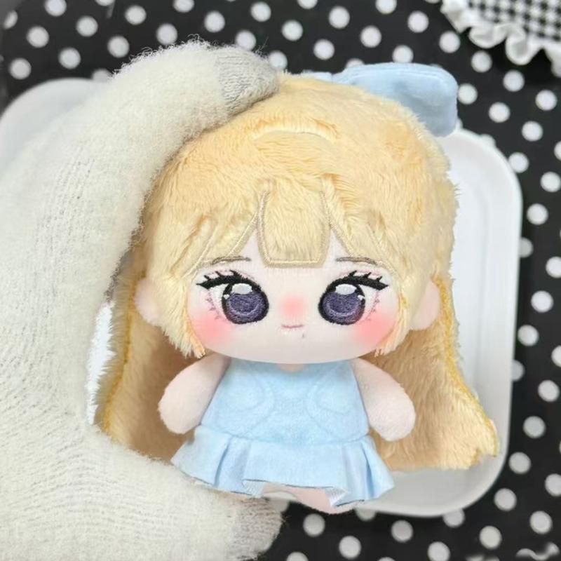 10Cm Cute Kpop Karina Plush Doll Yu Ji Min Stuffed Doll Toy Bag Charms Decoration Fans Collect Birthday Gifts