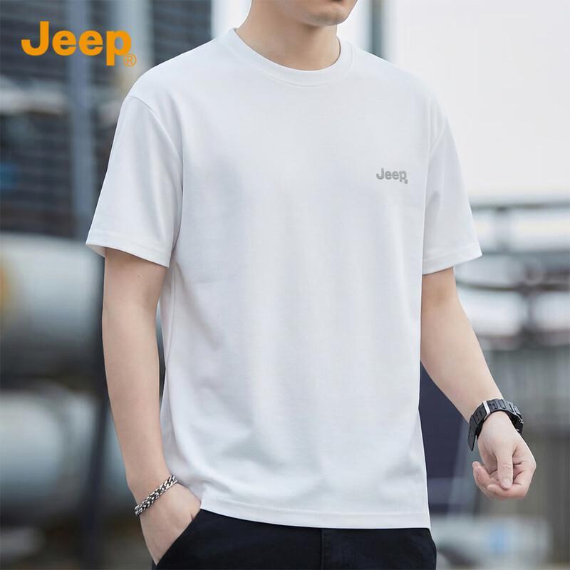 JEEP Men s Breathable Ice Silk Crew Neck Short Sleeve T-Shirt 70B